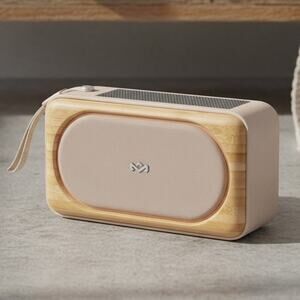 House of Marley Roots Solar Bluetooth Speaker Waterproof Portable Bamboo 14Hr